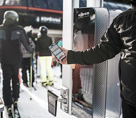 L’application Axess Ski Wallet transforme les smartphones en forfaits