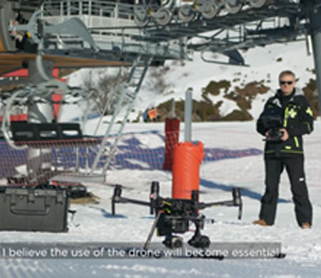 Val Thorens mise sur les drones d’Escadrone